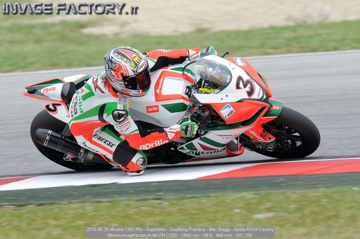 2010-06-26 Misano 1342 Rio - Superbike - Qualifyng Practice - Max Biaggi - Aprilia RSV4 Factory